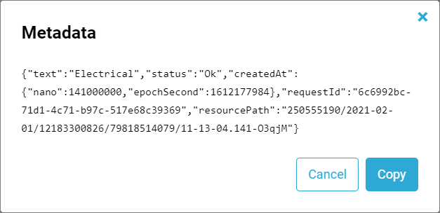 Recording fragment metadata