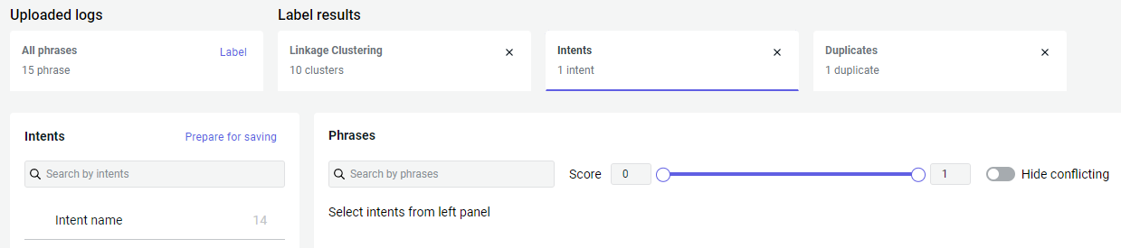 Data labeling interface