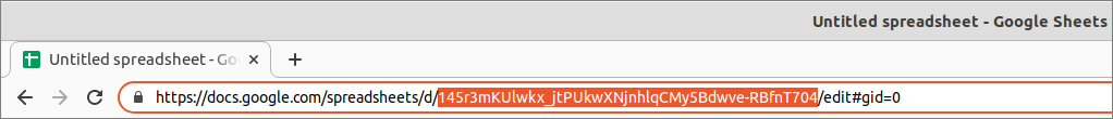 spreadsheetId
